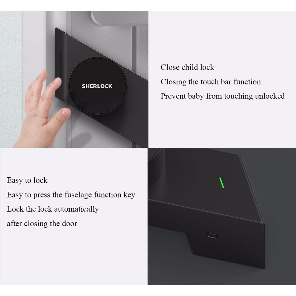 Xiaomi Sherlock M1 Smart Door Lock Home Keyless 