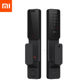 Xiaomi Mijia Smart Door Lock Keyless Fingerprint NFC Kunci Pintu Rumah - MJZNMST01YD - Black