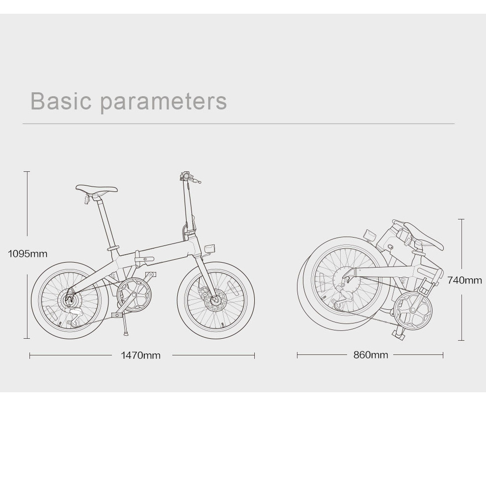 Xiaomi HIMO Z20 Sepeda Lipat Elektrik Smart Moped Bicycle ...