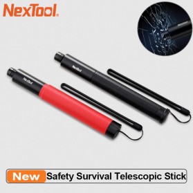 Nextool Tongkat Baton Telescopic Portable Personal Defense Broken Window Emergency Escape Stick - N16 - Black - 2