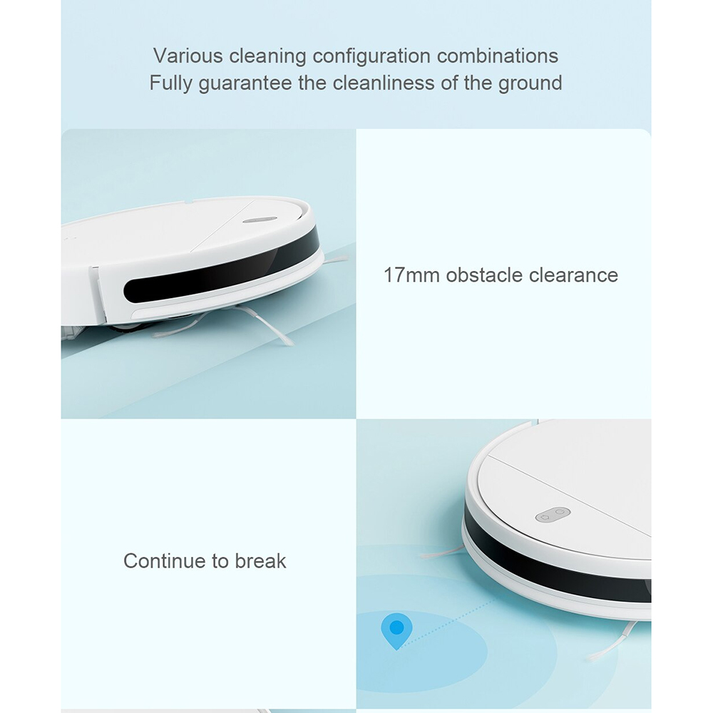 Xiaomi Mijia G1 Sweeping Robot Vacuum Cleaner 2200Pa - MJSTG1 - White -  JakartaNotebook.com