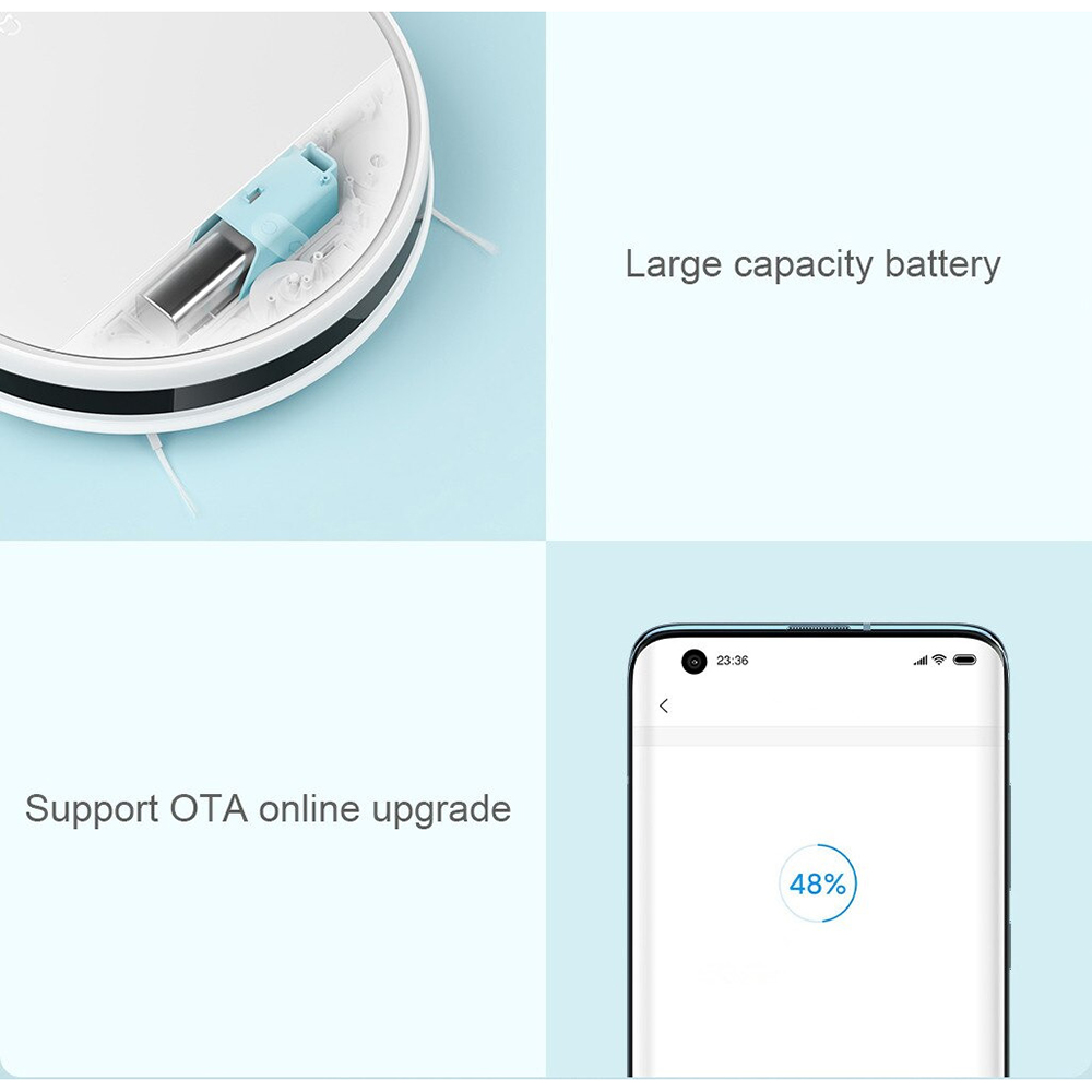 Xiaomi Mijia G1 Sweeping Robot Vacuum Cleaner 2200Pa - MJSTG1 - White -  JakartaNotebook.com
