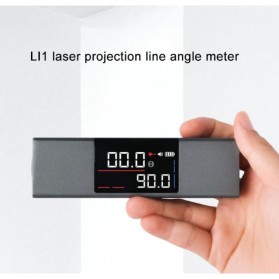 DUKA Digital Protractor Inclinometer Laser Pengukur Kemiringan Portable - LI1 - Gray - 7
