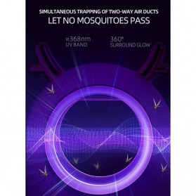 Photocatalyst Lampu Anti Nyamuk USB Mosquito Killer Lamp - D01 New Version - White - 3