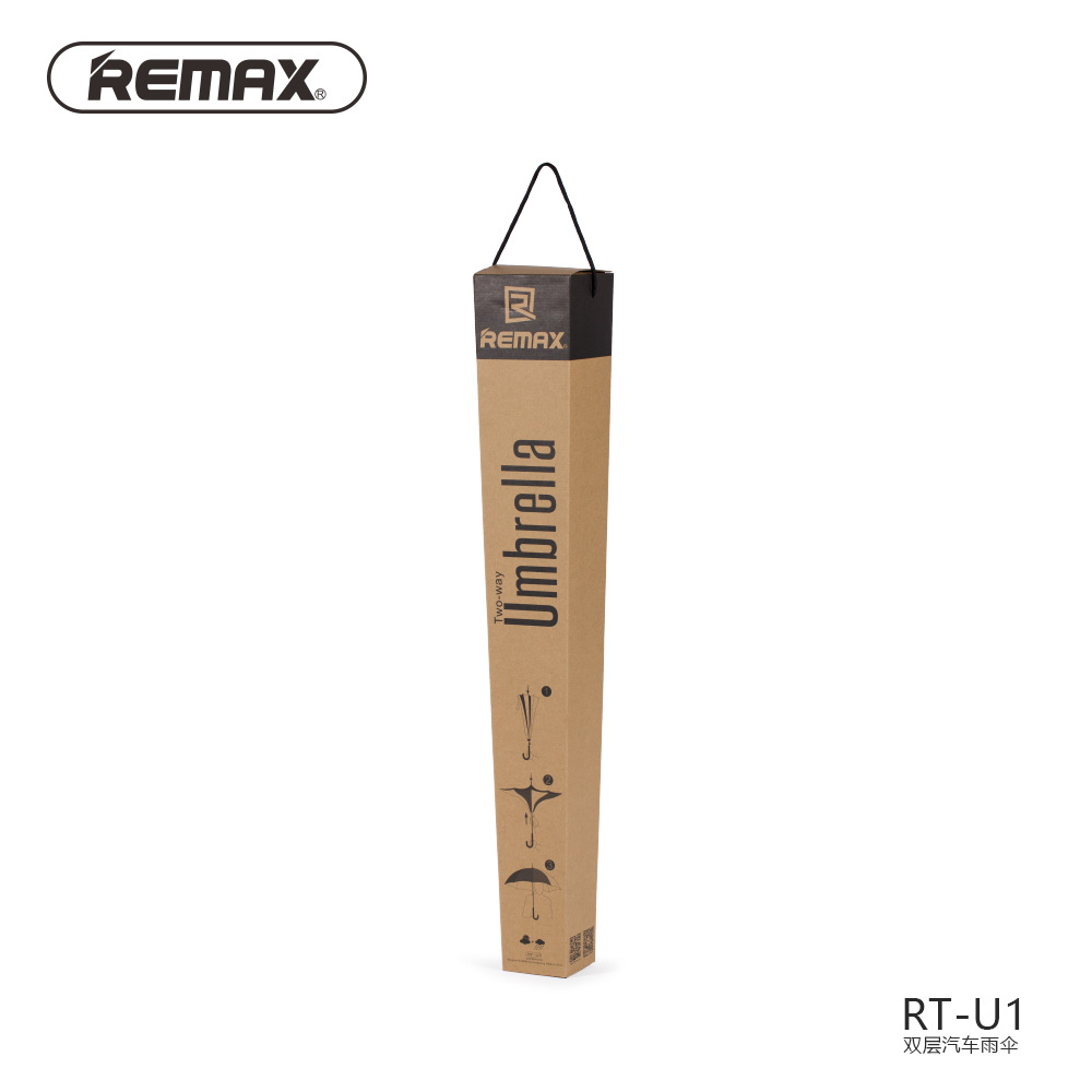 Remax Payung Terbalik  RTU1  Black/Silver  JakartaNotebook.com
