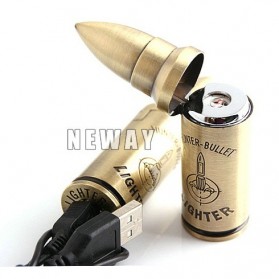Korek Elektrik Besi Bullet Edition - Golden - 3