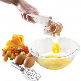 EZCracker Handheld Egg Cracker Separator Pemecah Telur - White - 2