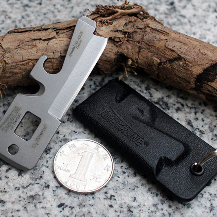 Timberline EDC Survival Knife Multifunction Tool - Black - 1