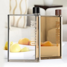 MemoBottle A5 Letter Reusable Water Bottles 750ml / Botol Minum - Transparent - 1