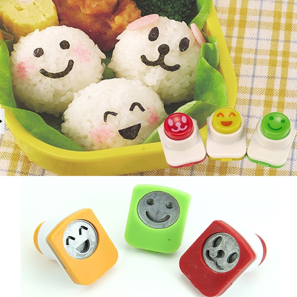 Set Stampi Sushi E Onigiri | 3 Pezzi Antiaderenti Con Cucchiaio - Foto 9