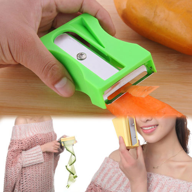 Carrot Cucumber Sharpener Peeler Slices Kitchen Tool / Pengupas Timun