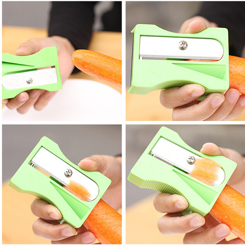Carrot Cucumber Sharpener Peeler Slices Kitchen Tool / Pengupas Timun