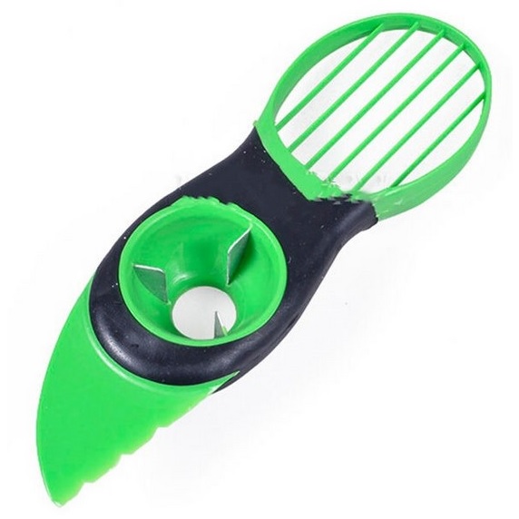 Easy 3 in 1 Avocado Slicer Pemotong Alpukat Green Easy 3 in 1 Avocado Slicer Pemotong Alpukat Green