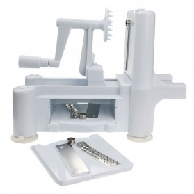 Spiral Vegetable Slicer Machine / Mesin Pengupas Spiral Sayuran - White - 3
