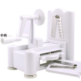 Spiral Vegetable Slicer Machine / Mesin Pengupas Spiral Sayuran - White - 7
