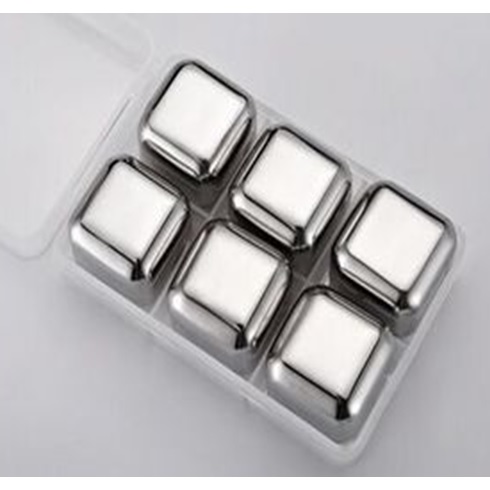 Reusable Stainless Steel Ice Cube 6 PCS / Es Batu Stainless - 11 ...