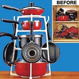 Pan Tree / Rak Panci Dapur - White - 4