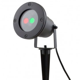 Night Stars Landscape Lighting Dual Lamp with Remote / Lampu Taman - Black - 1