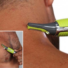 Micro Touch Magic Max Hair Groomer / Pisau Cukur - Green - 4