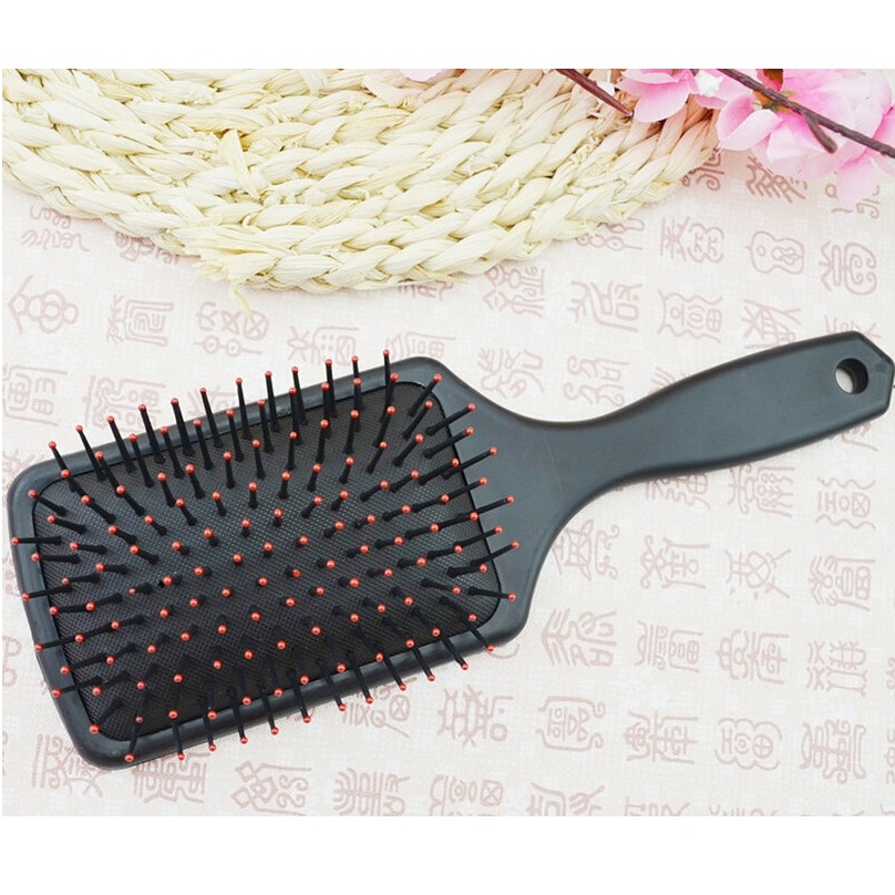 Airbags Combs Massage Hair Styling / Sisir Pijat - Red 
