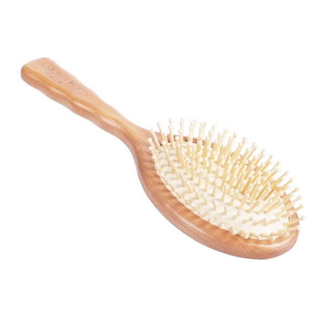  Plate Wooden Massage Comb / Sisir Pijat - Black - JakartaNotebook.com