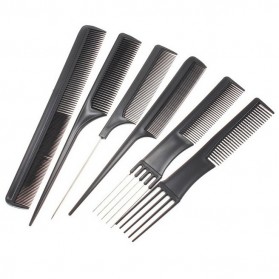 Sisir Rambut Salon Hair Comb 10 Set - YS-254 - Black - 4