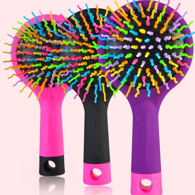 Rainbow Airbag Massage Comb Sisir Pijat - Multi-Color 