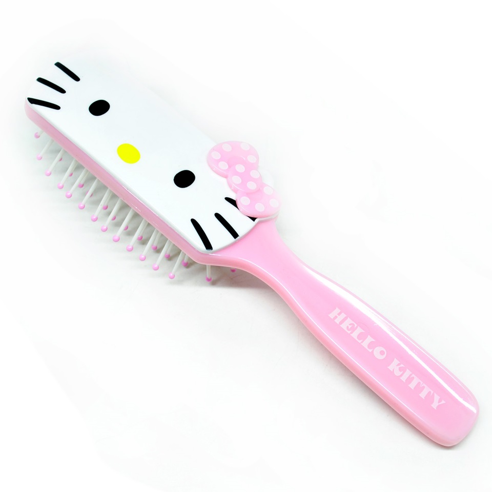  Kitty Anti-Static Comb Airbag Hair Massage / Sisir Pijat - Pink - 1