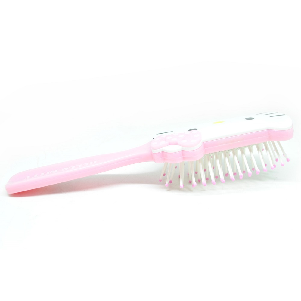  Kitty Anti-Static Comb Airbag Hair Massage / Sisir Pijat - Pink - 3