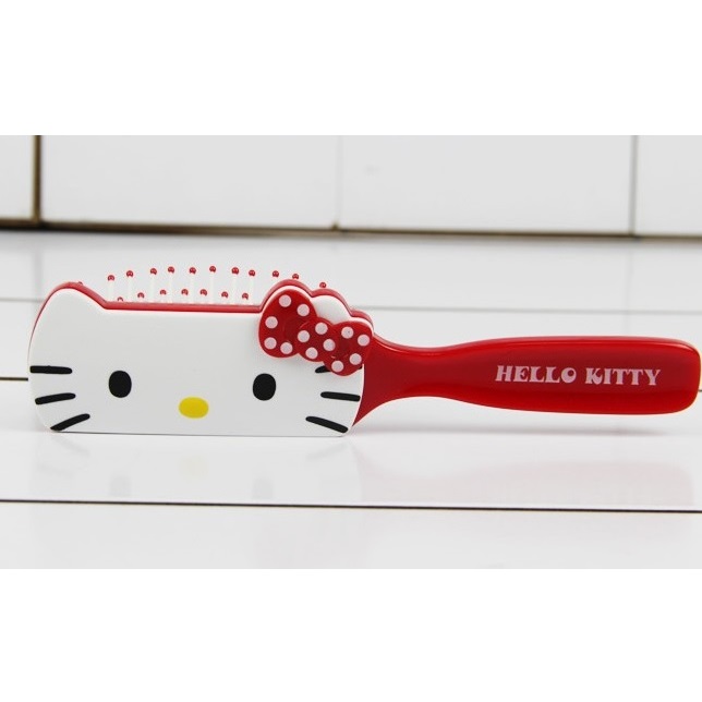 ... Kitty Anti-Static Comb Airbag Hair Massage / Sisir Pijat - Red - 2