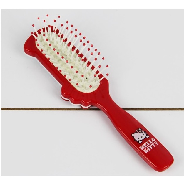  Kitty Anti-Static Comb Airbag Hair Massage / Sisir Pijat - Red - 4