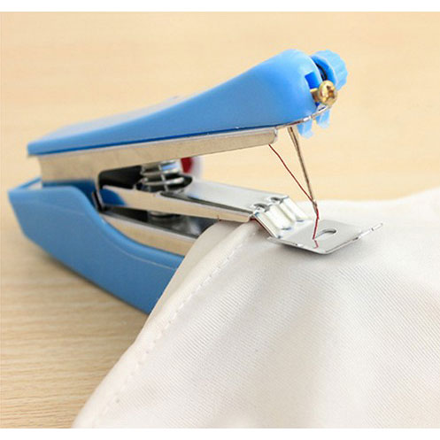 ... Mini Manual Sewing Household Machines / Mesin Jahit Portable - Blue - 3 ...