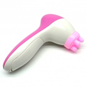 Pembersih Muka Elektrik 6 in 1 - White/Pink - 1