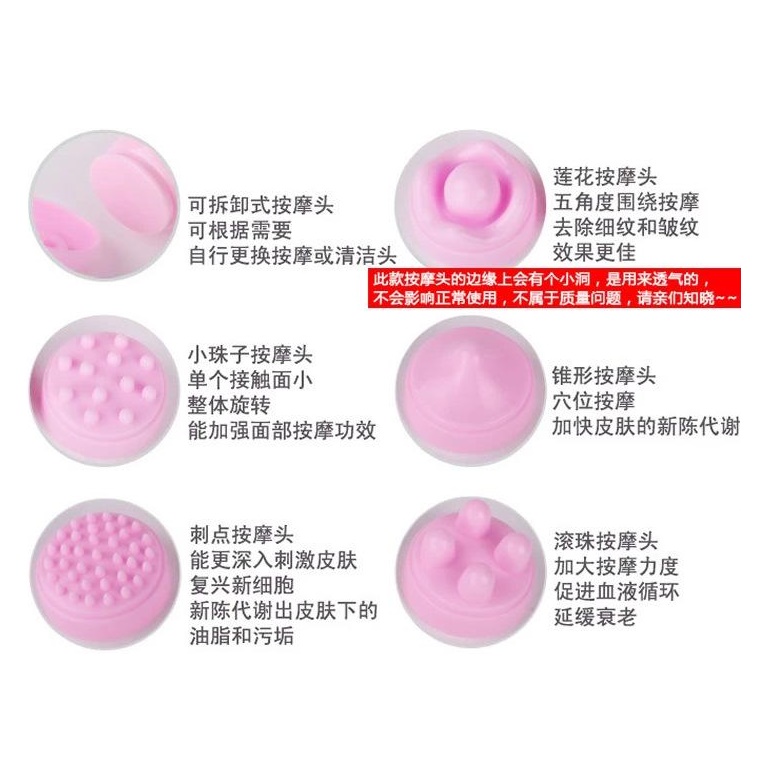 Pemijat Wajah Elektrik Lumispa Facial Care 6 in 1 - LY-878 - White/ ...