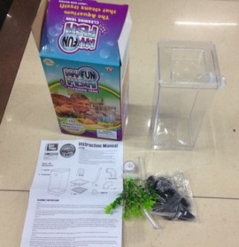 My Fun Fish TV New Products Goldfish Mini Tank Filter / Aquarium Mini - Transparent - 3