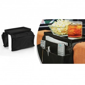 Arm Rest Organizer Sofa Edge Hang Bags - Black - 6