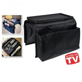Arm Rest Organizer Sofa Edge Hang Bags - Black - 7