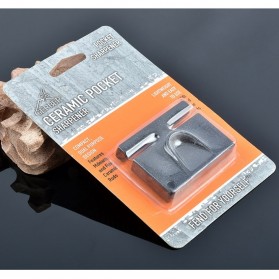 Gerber Pengasah Pisau Mini Portable Pocket Knife Sharpener - GLKS-2 - Black - 7