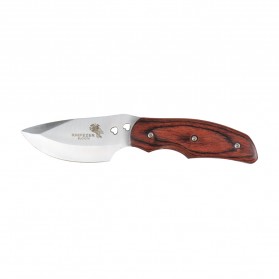 Olahraga & Outdoor - KNIFEZER BUCK Elf Pisau Berburu Hunting Knife Survival Tool - BUCK076 - Brown