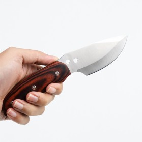 KNIFEZER BUCK Elf Pisau Berburu Hunting Knife Survival Tool - BUCK076 - Brown - 6