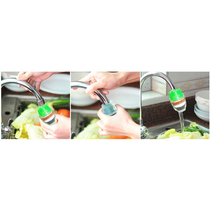 Gambar produk RLHQG Tap Water Clean Purifier Filter Keran Air for 16-19 mm Faucet - HY-028