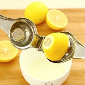 Jinmeiqi Stainless Steel Lemon Orange Juicer Pressed Clip - Silver - 7