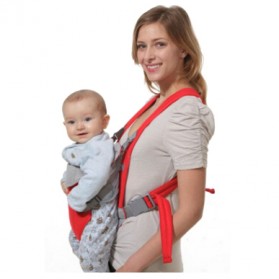 Tas Gendong Bayi Baby Carrier - LD256 - Red - 9