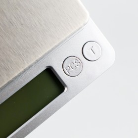 Taffware Digipounds Timbangan Dapur Mini Digital Scale 1kg Akurasi 0.1g - i2000 - Silver - 4