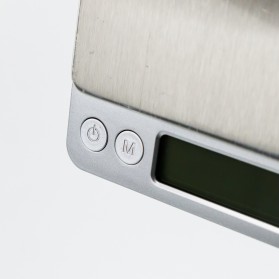 Taffware Digipounds Timbangan Dapur Mini Digital Scale 1kg Akurasi 0.1g - i2000 - Silver - 5