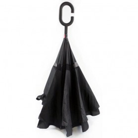 Payung Terbalik Gagang C - Black - 1