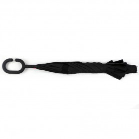 Payung Terbalik Gagang C - Black - 11