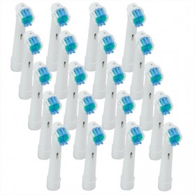 LEZHISNUG Electric Toothbrush Replacement Heads 4 PCS for Oral-B - SB-17A - White - 1