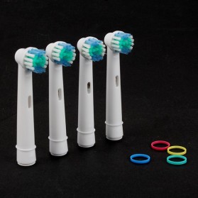 LEZHISNUG Electric Toothbrush Replacement Heads 4 PCS for Oral-B - SB-17A - White - 5