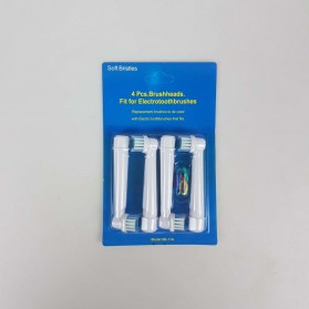 LEZHISNUG Electric Toothbrush Replacement Heads 4 PCS for Oral-B - SB-17A - White - 7